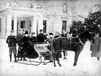 Victorian Sleigh Ride by English Photographer